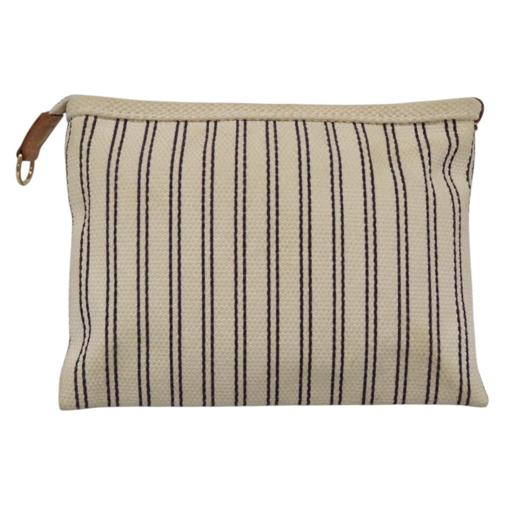 Louis Vuitton Antigua Pouch Canvas White Canvas Bag (Pre-Owned)