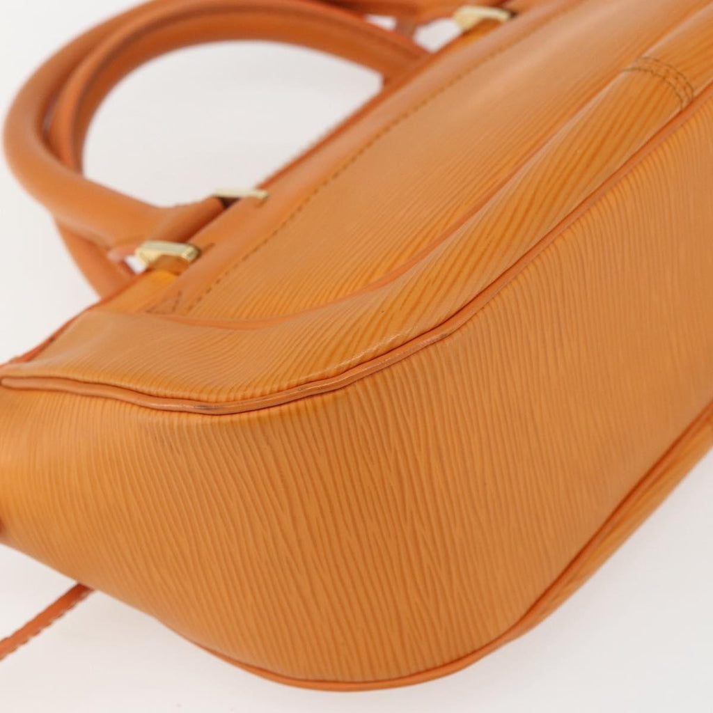 Louis Vuitton Danura Handbag Epi Orange Leather Handbag (Pre-Owned)