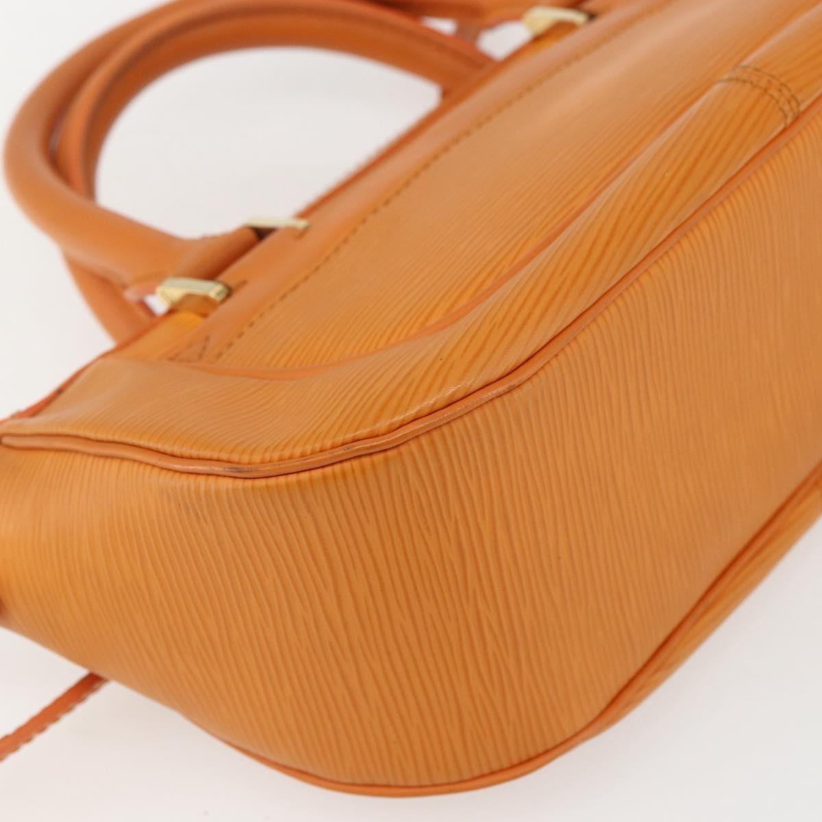 Louis Vuitton Danura Handbag Epi Orange Leather Handbag (Pre-Owned)