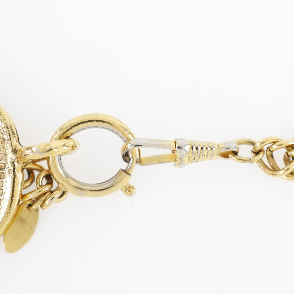 Chanel Vintage 31 Rue Cambon Medallion Pendant Necklace Metal Gold Gold_Plated Necklace Jewelry (Pre-Owned)