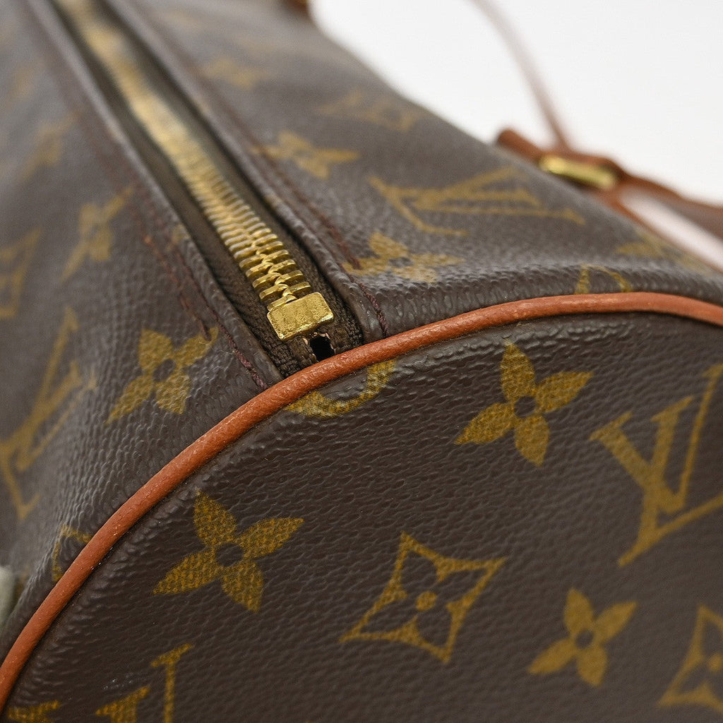 Louis Vuitton Papillon Handbag Monogram Canvas Brown Canvas Handbag (Pre-Owned)