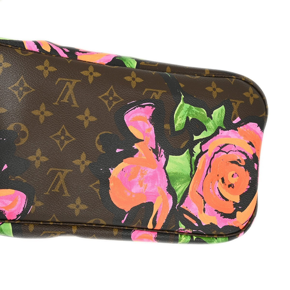 Louis Vuitton Neverfull Nm Tote Limited Edition Printed Canvas Brown Canvas Tote Bag Bag (Pre-Owned)