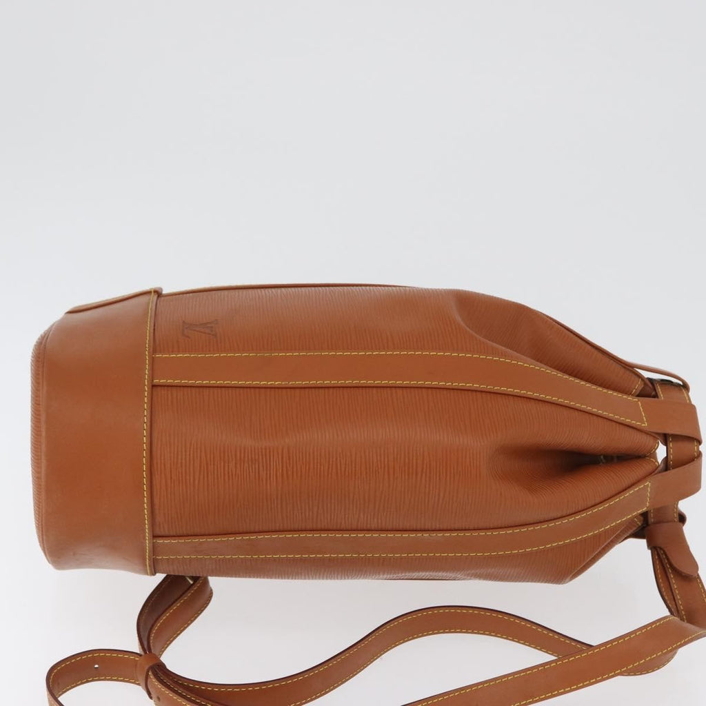 Louis Vuitton Randonnee Backpack Epi Leather Brown Leather Backpack Bag (Pre-Owned)