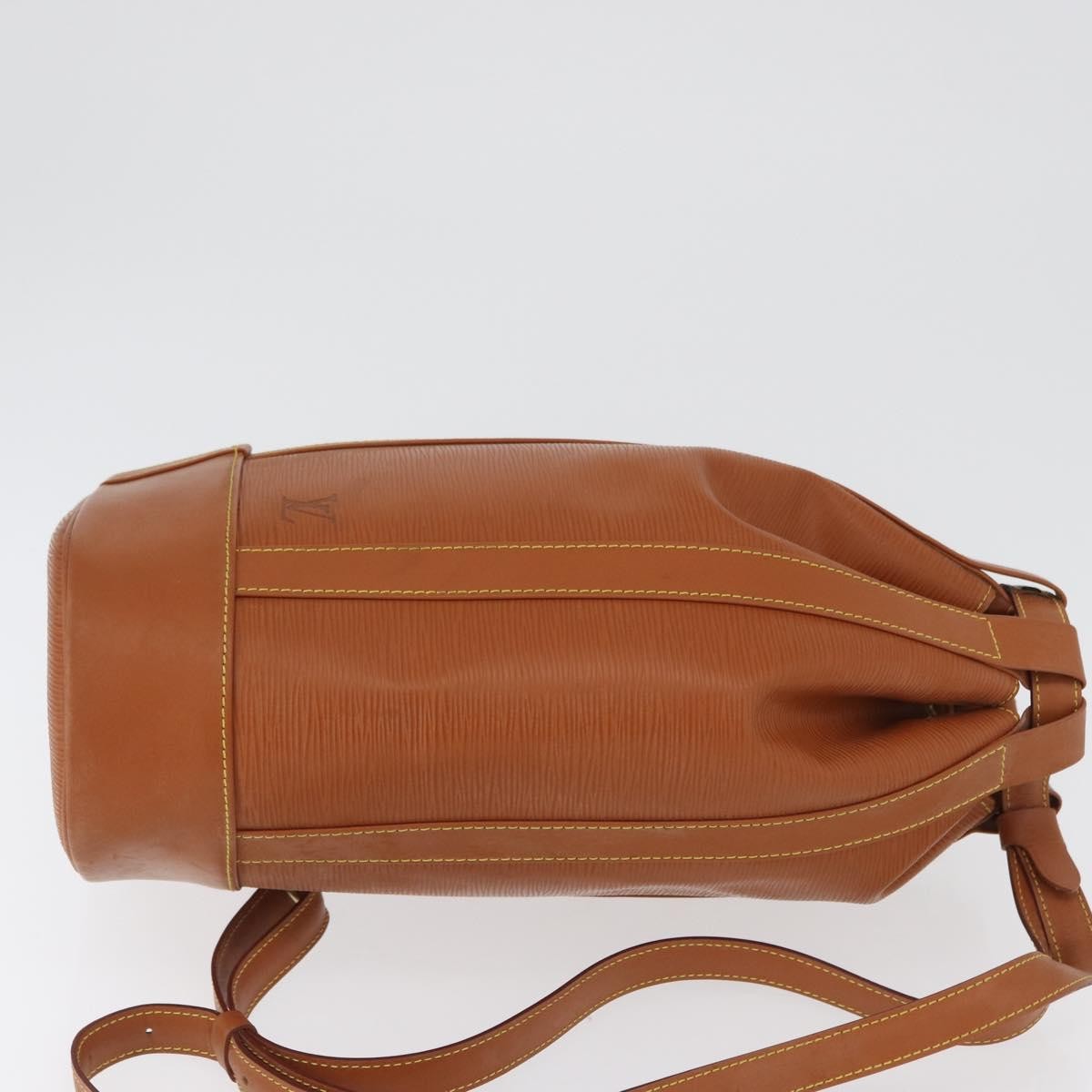 Louis Vuitton Randonnee Backpack Epi Leather Brown Leather Backpack Bag (Pre-Owned)