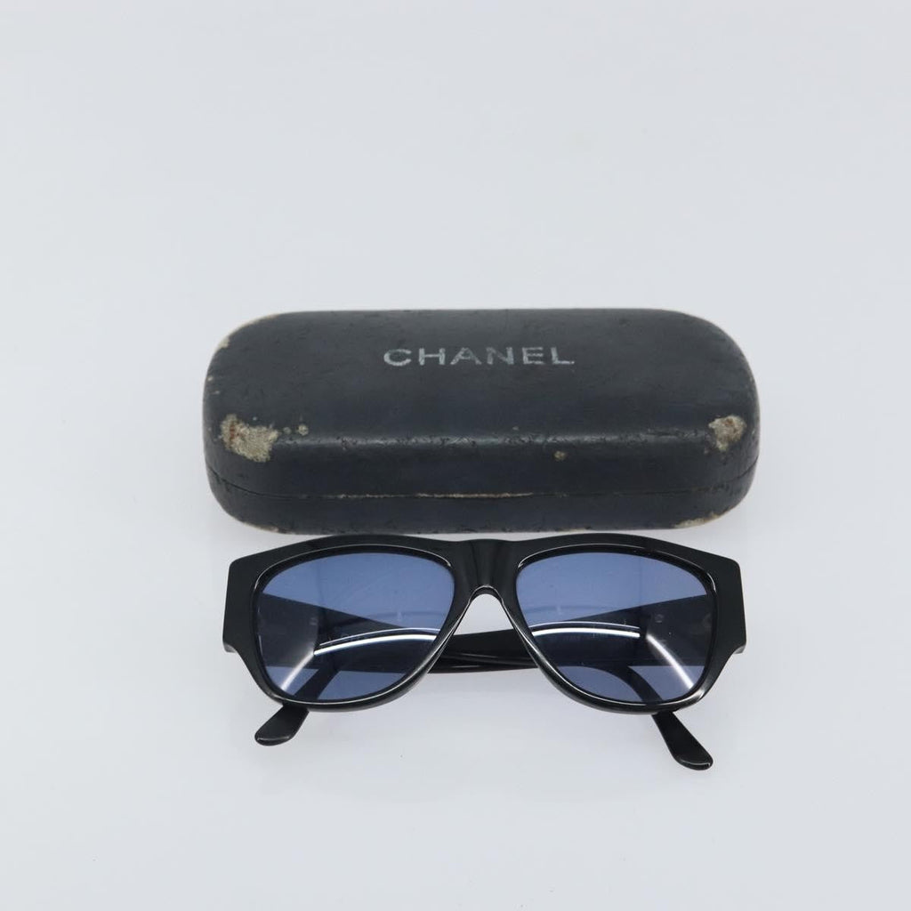 Chanel Logo Cc Sunglasses Plastic Black Plastic Sunglasse Accessory (Pre-Owned)