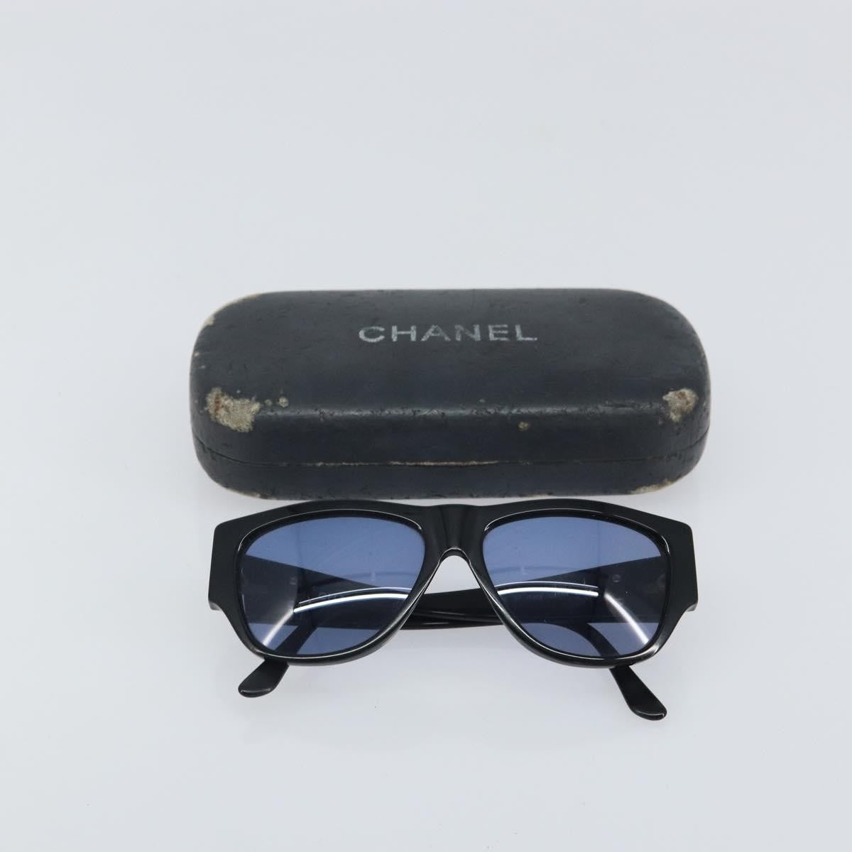 Chanel Logo Cc Sunglasses Plastic Black Plastic Sunglasse Accessory (Pre-Owned)