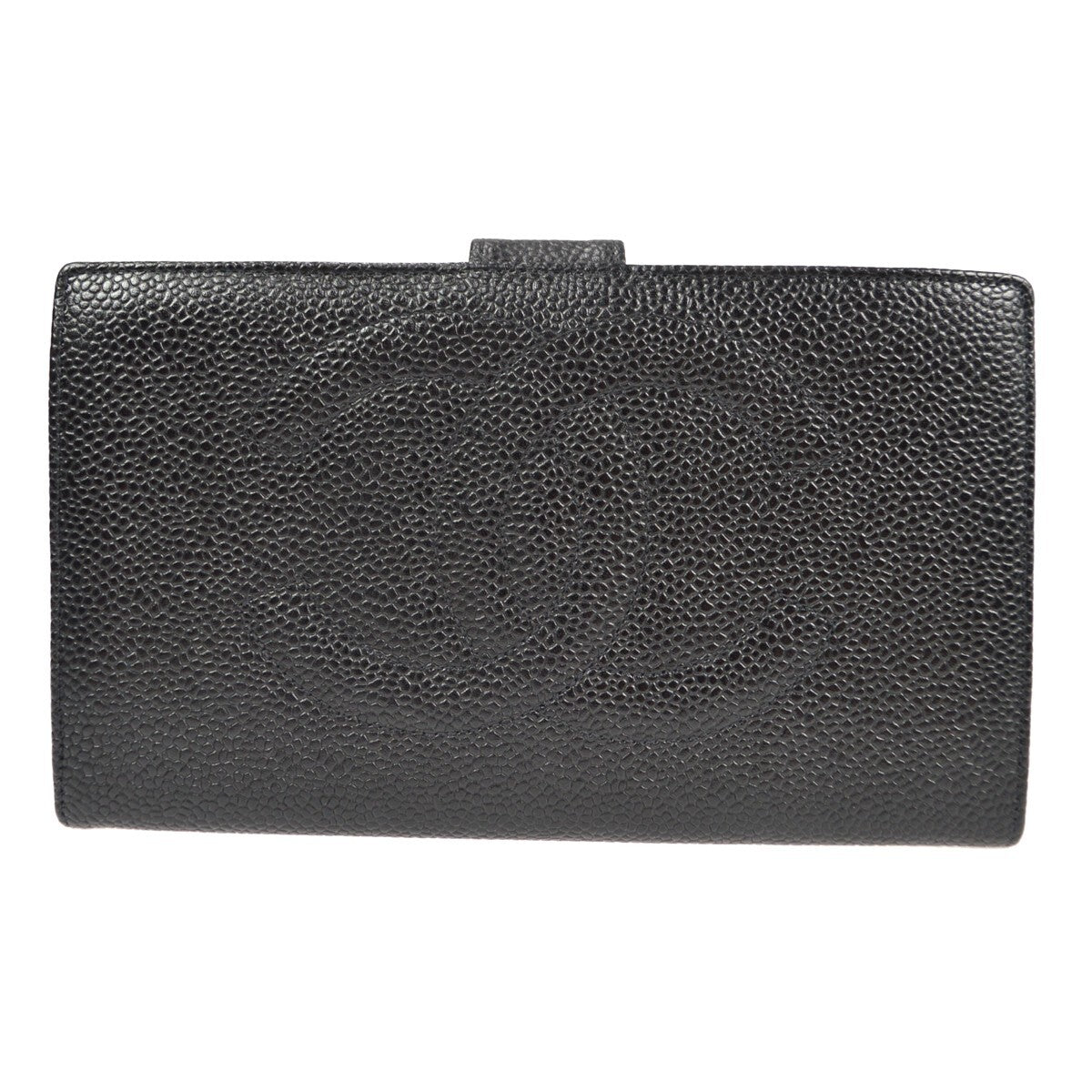 Chanel Timeless Cc French Wallet Caviar Black Leather Wallets Accessory (Pre-Owned)