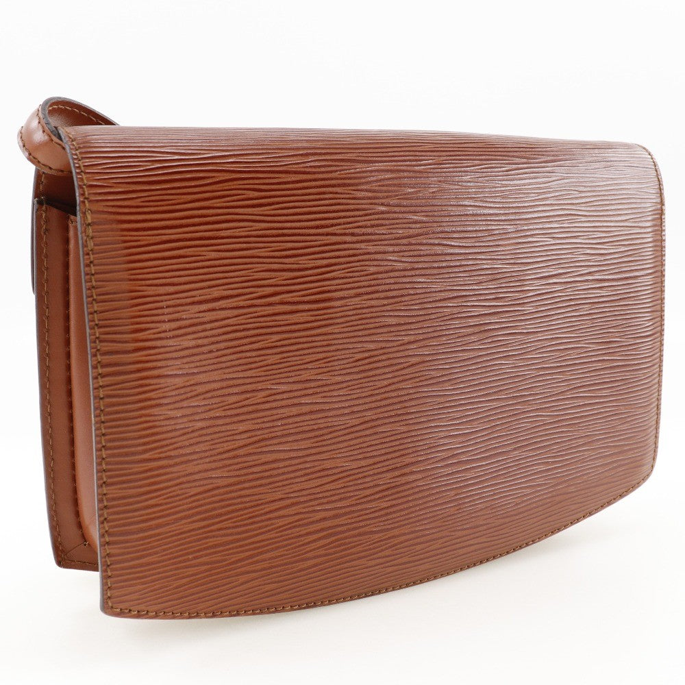Louis Vuitton Prebourg Shoulder Bag Epi Leather Brown Leather Shoulder Bag Bag (Pre-Owned)