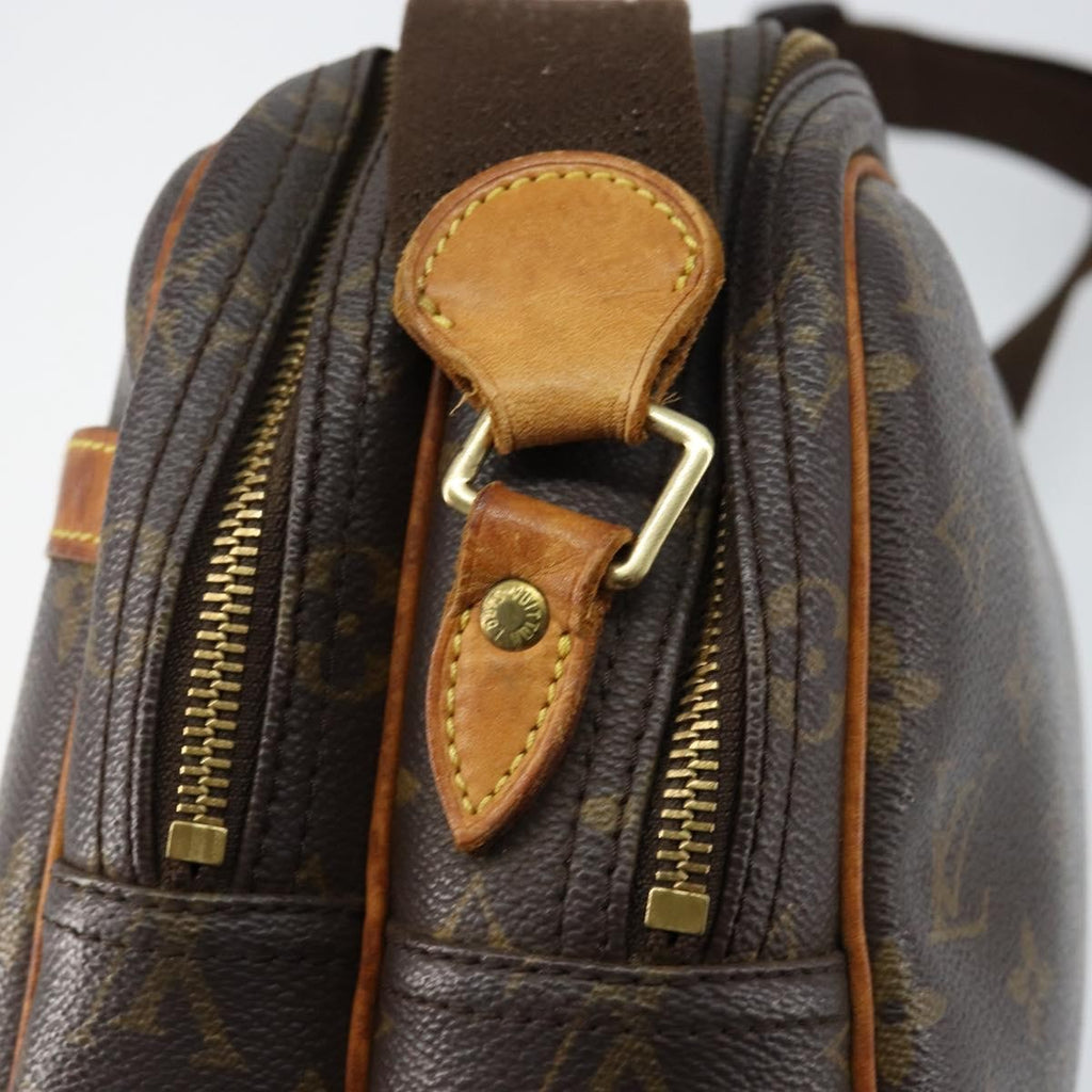 Louis Vuitton Reporter Bag Monogram Canvas Brown Canvas Shoulder Bag Bag (Pre-Owned)