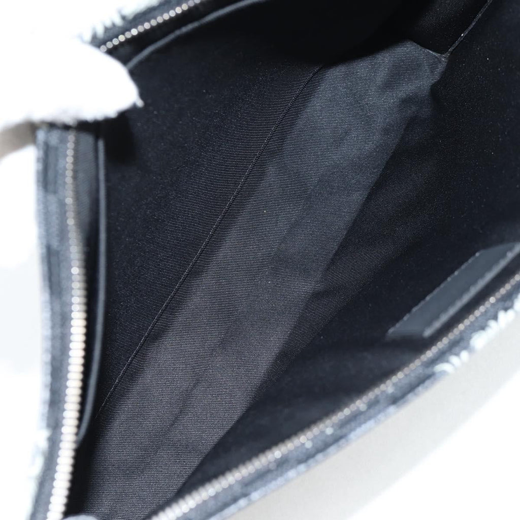 Louis Vuitton Pochette Voyage Limited Edition Nemeth Damier Graphite Black Canvas Clutche & Pouche Bag (Pre-Owned)