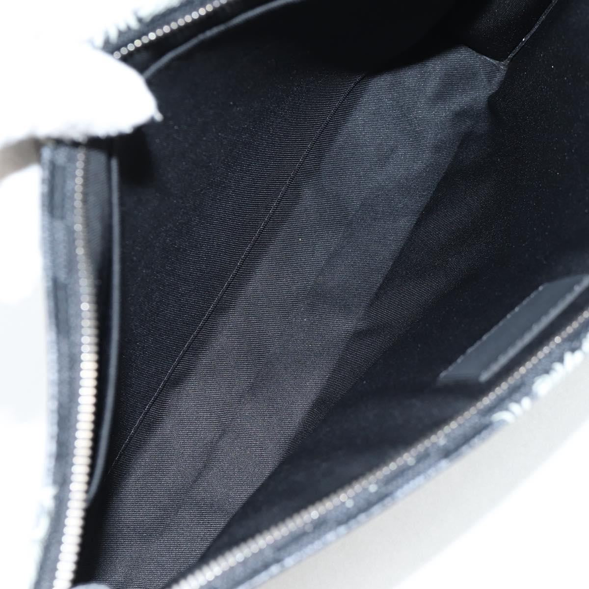 Louis Vuitton Pochette Voyage Limited Edition Nemeth Damier Graphite Black Canvas Clutche & Pouche Bag (Pre-Owned)
