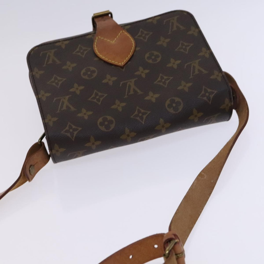 Louis Vuitton Cartouchiere Handbag Monogram Canvas Brown Canvas Shoulder Bag Bag (Pre-Owned)