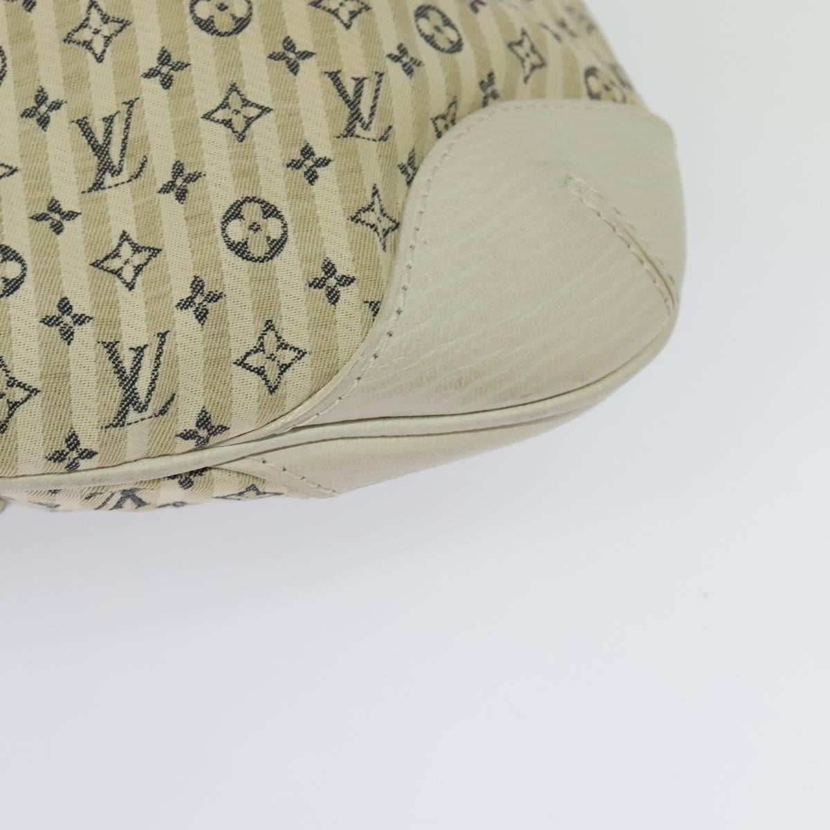 Louis Vuitton Marina Handbag Mini Lin Croisette Beige Canvas Handbag (Pre-Owned)