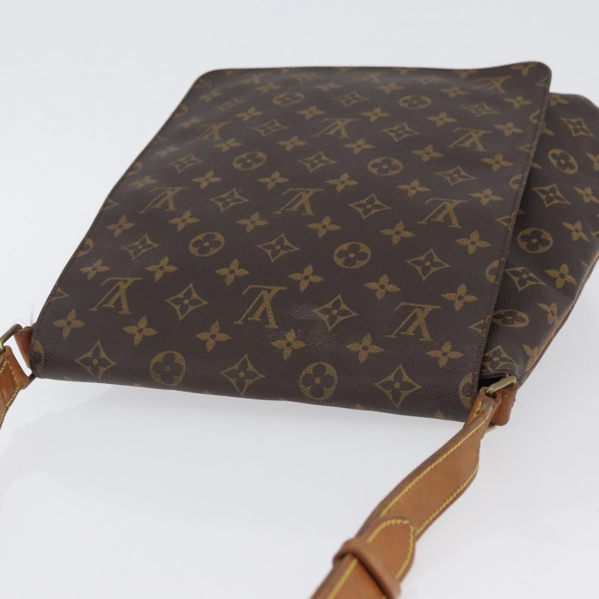 Louis Vuitton Musette Salsa Handbag Monogram Canvas Brown Canvas Shoulder Bag Bag (Pre-Owned)