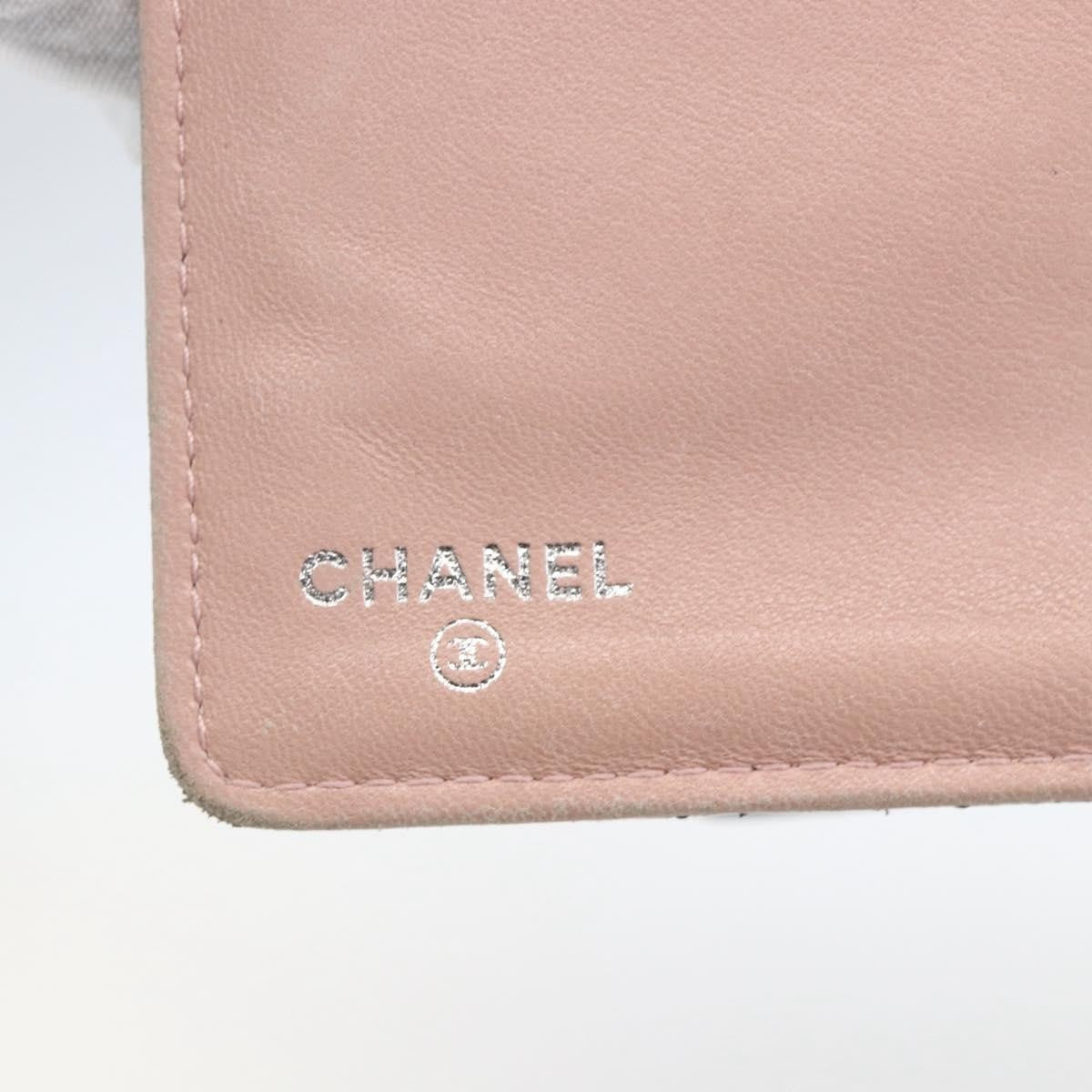Chanel Vintage Cc Bifold Wallet Leather Black Leather Wallets Accessory (Pre-Owned)