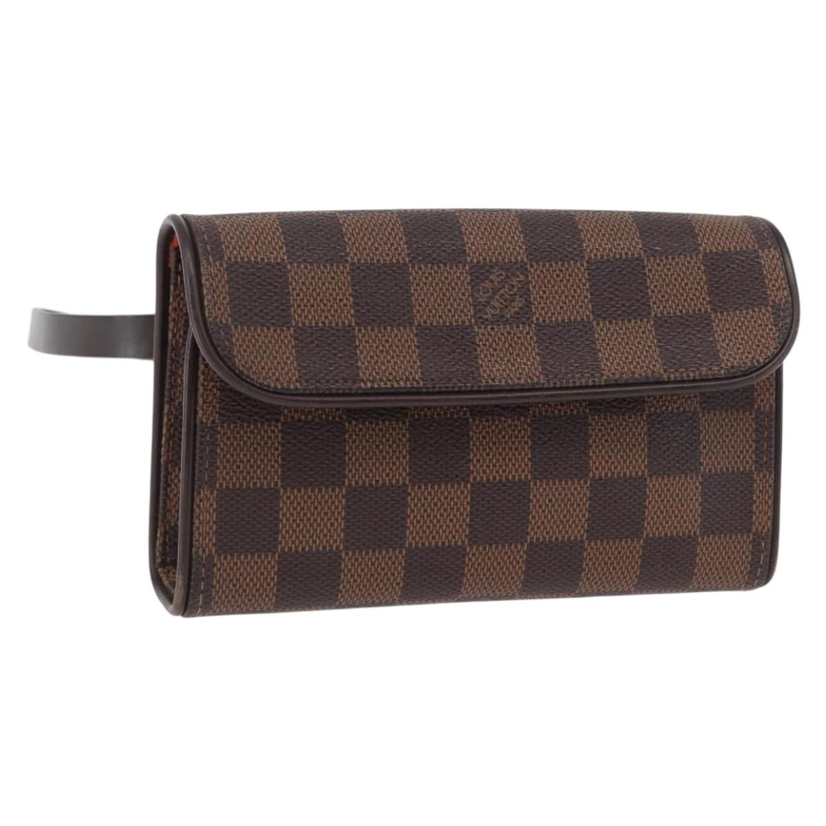 Louis Vuitton Florentine Waist Bag Monogram Canvas Brown Canvas Clutche & Pouche Bag (Pre-Owned)