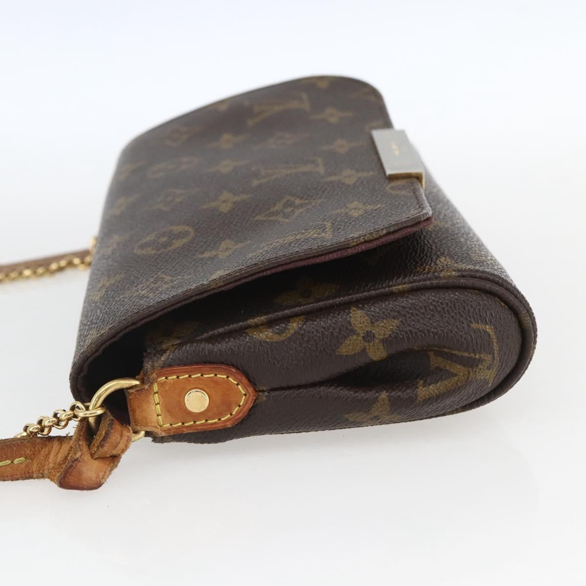 Louis Vuitton Favorite Handbag Monogram Canvas Brown Canvas Shoulder Bag Bag (Pre-Owned)