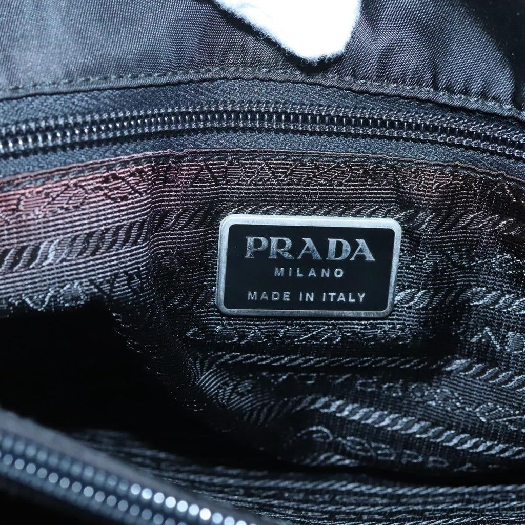 Prada Vintage Shoulder Bag Tessuto Khaki Nylon Shoulder Bag Bag (Pre-Owned)