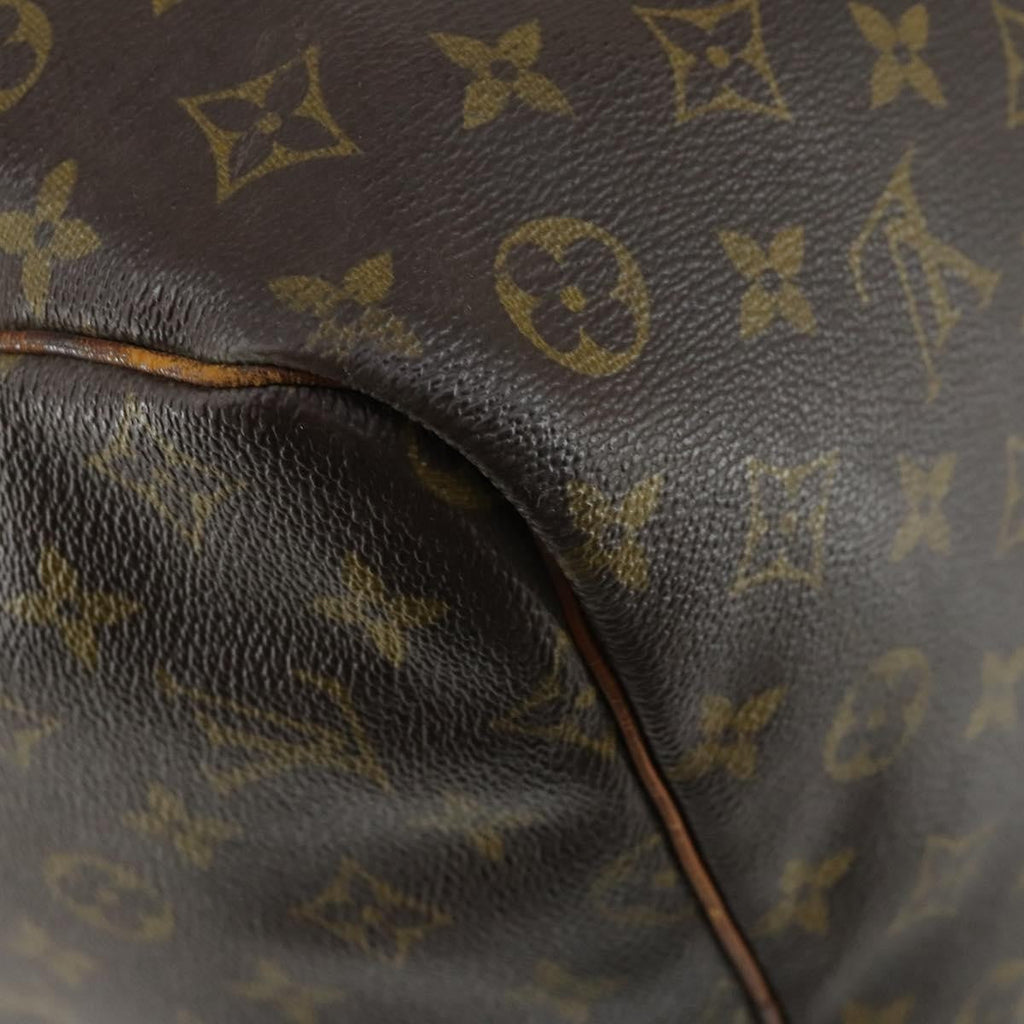 Louis Vuitton Keepall Bag Monogram Canvas Brown Canvas Travel Bag Bag (Pre-Owned)