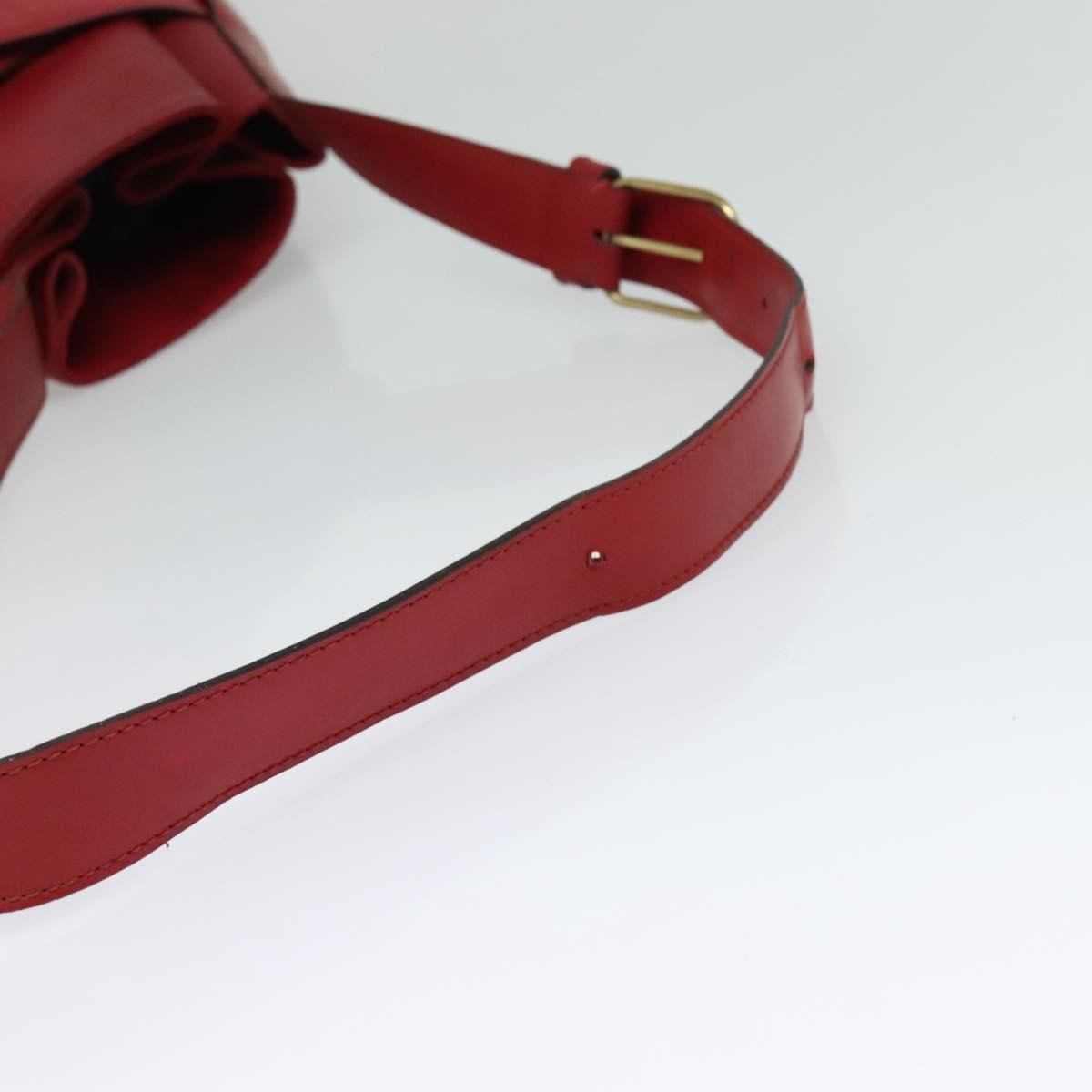 Louis Vuitton Vintage Sac D'epaule Handbag Epi Leather Red Leather Shoulder Bag Bag (Pre-Owned)