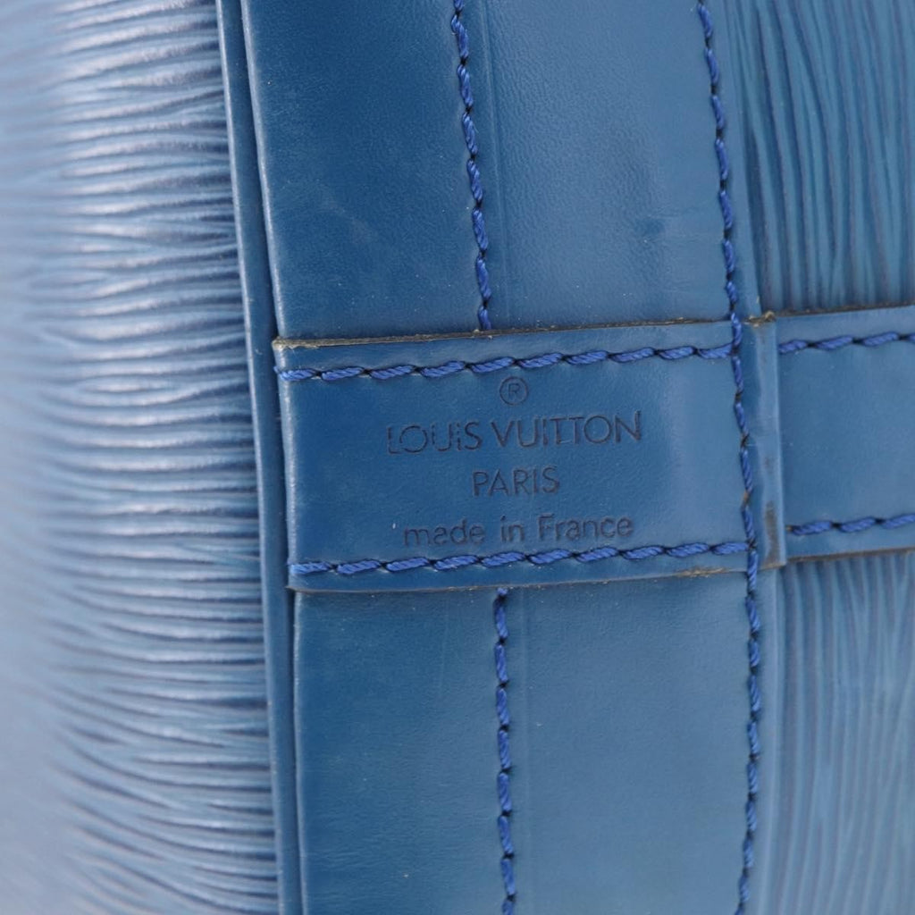 Louis Vuitton Noe Handbag Epi Leather Blue Leather Shoulder Bag Bag (Pre-Owned)