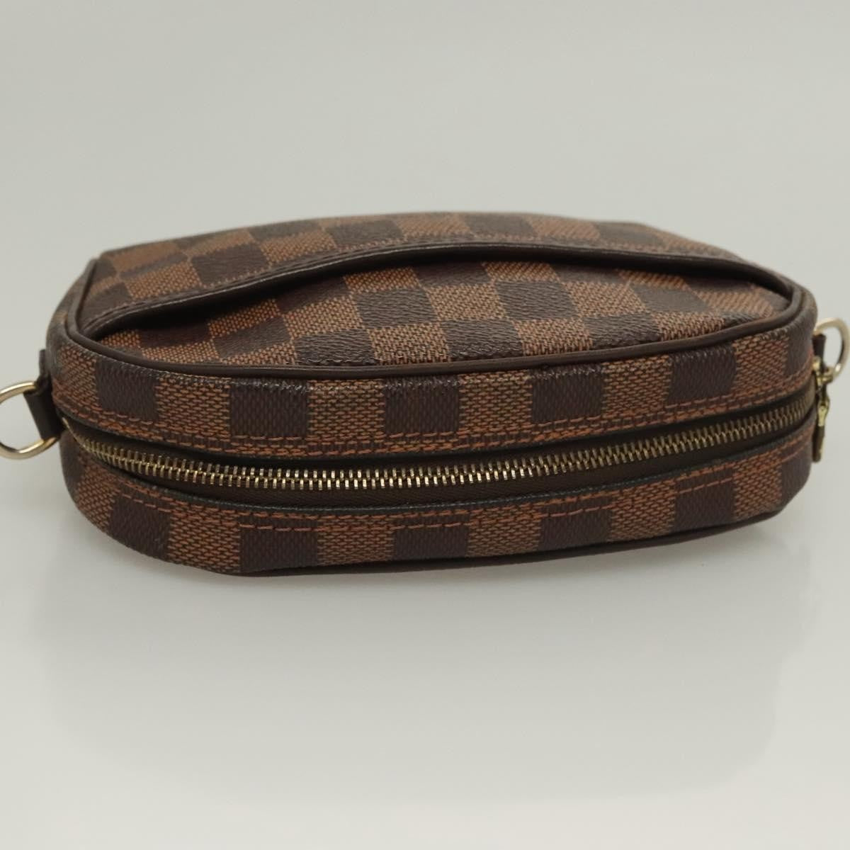 Louis Vuitton Ipanema Handbag Damier Brown Canvas Shoulder Bag Bag (Pre-Owned)