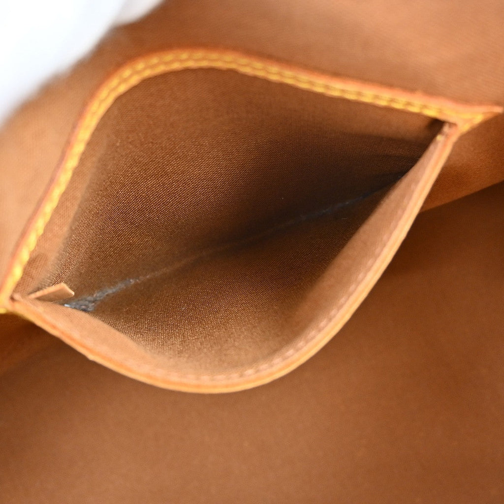 Louis Vuitton Alma Handbag Monogram Canvas Brown Canvas Handbag (Pre-Owned)