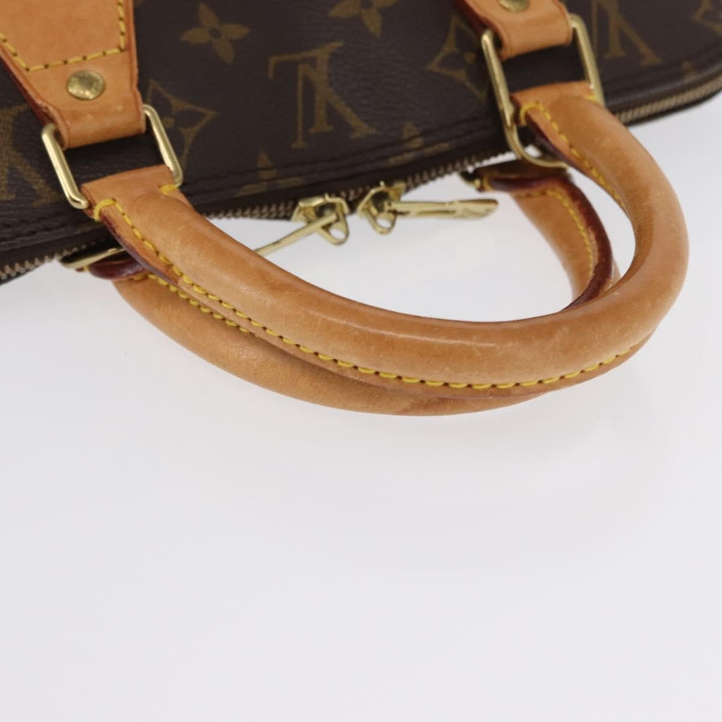 Louis Vuitton Alma Handbag Monogram Canvas Brown Canvas Handbag (Pre-Owned)