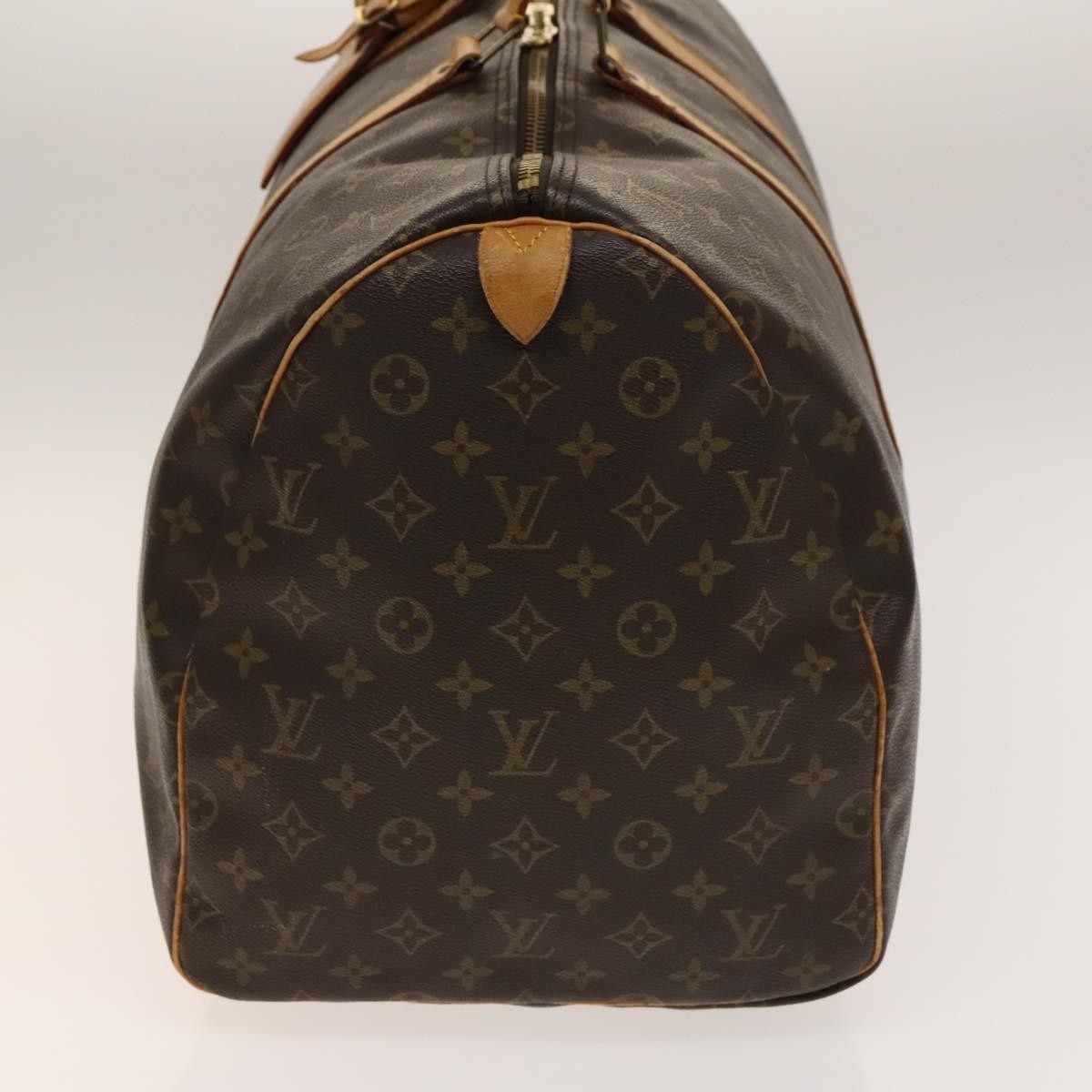Louis Vuitton Keepall Bag Monogram Canvas Brown Canvas Travel Bag Bag (Pre-Owned)