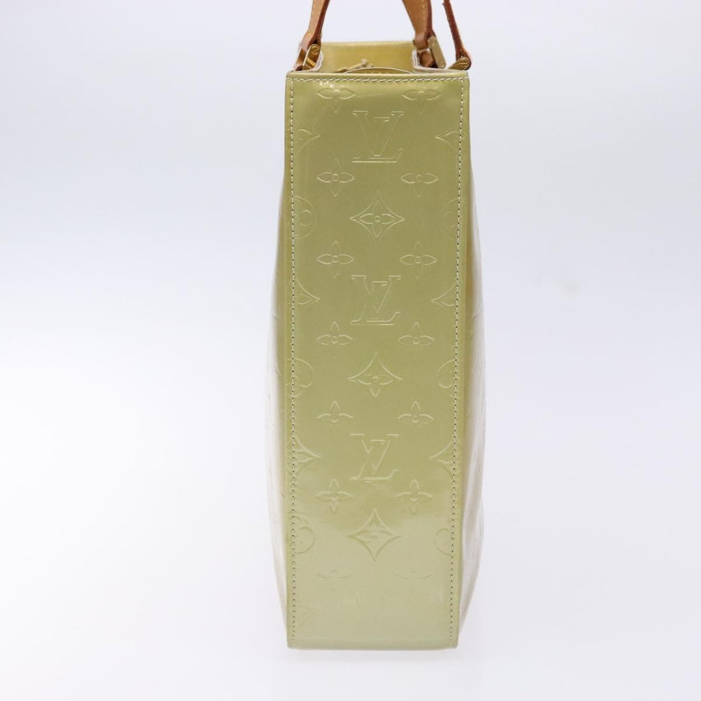 Louis Vuitton Columbus Handbag Monogram Vernis Beige Patent_Leather Tote Bag Bag (Pre-Owned)