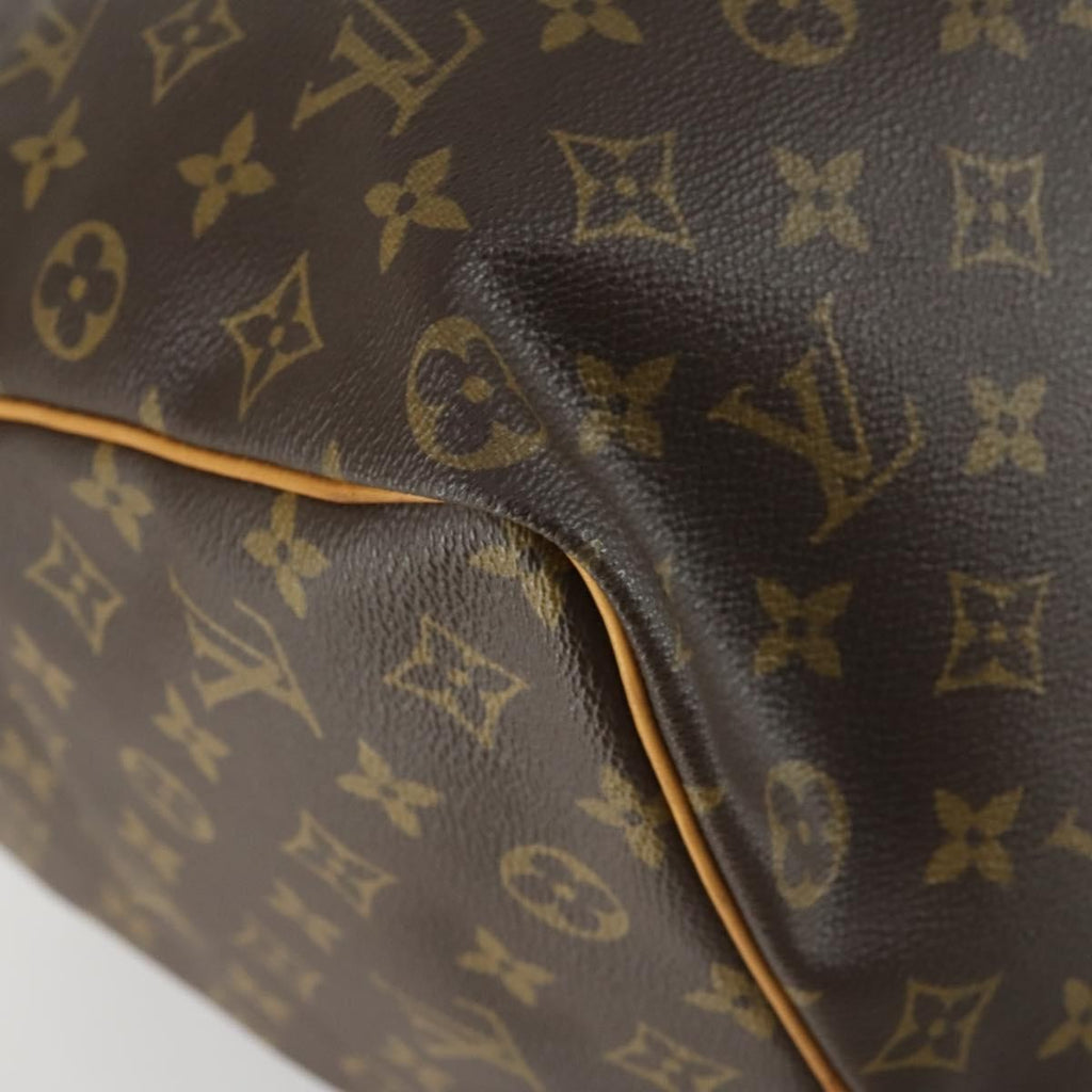Louis Vuitton Keepall Bag Monogram Canvas Brown Canvas Travel Bag Bag (Pre-Owned)
