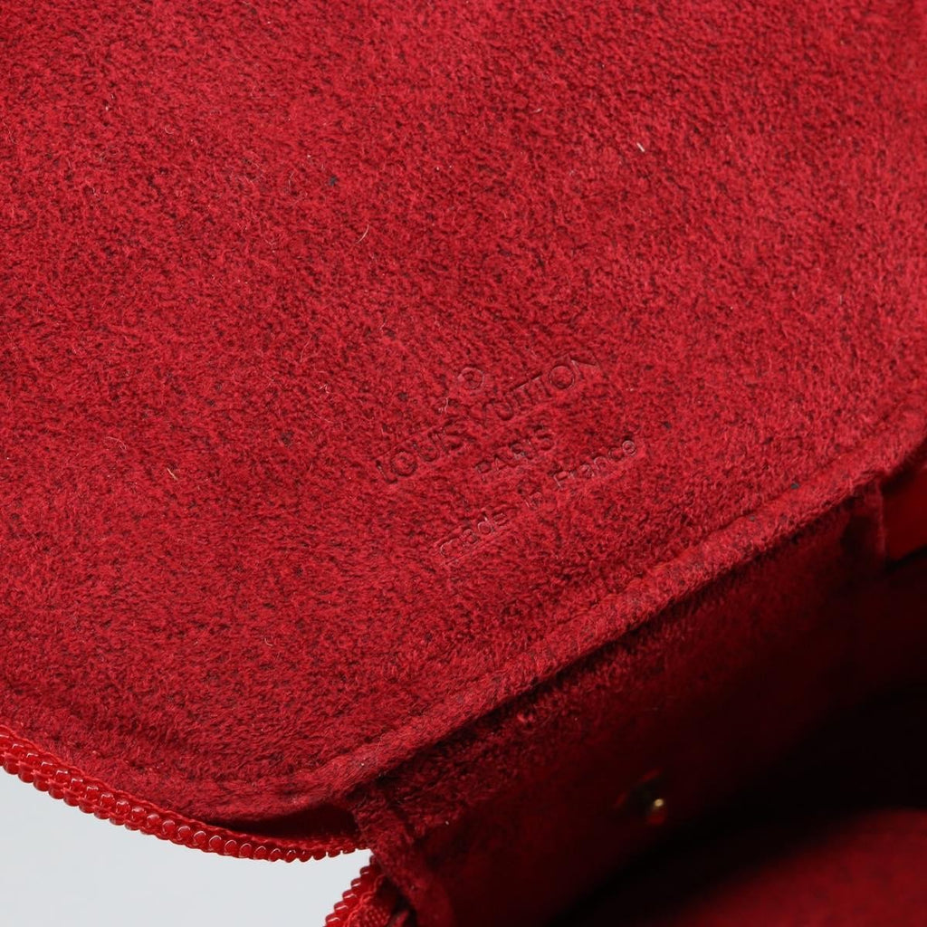 Louis Vuitton Ecrin Bijoux Pouch Epi Leather Red Leather Jewelry Set Jewelry (Pre-Owned)