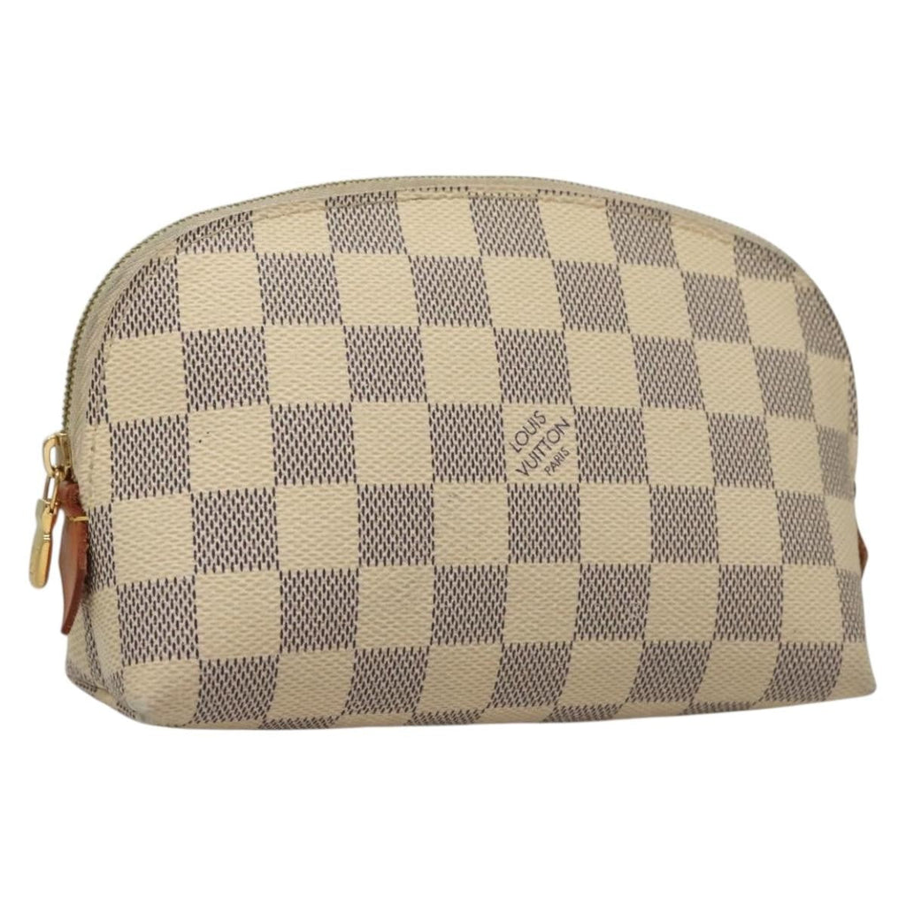 Louis Vuitton Cosmetic Pouch Damier White Canvas Bag (Pre-Owned)