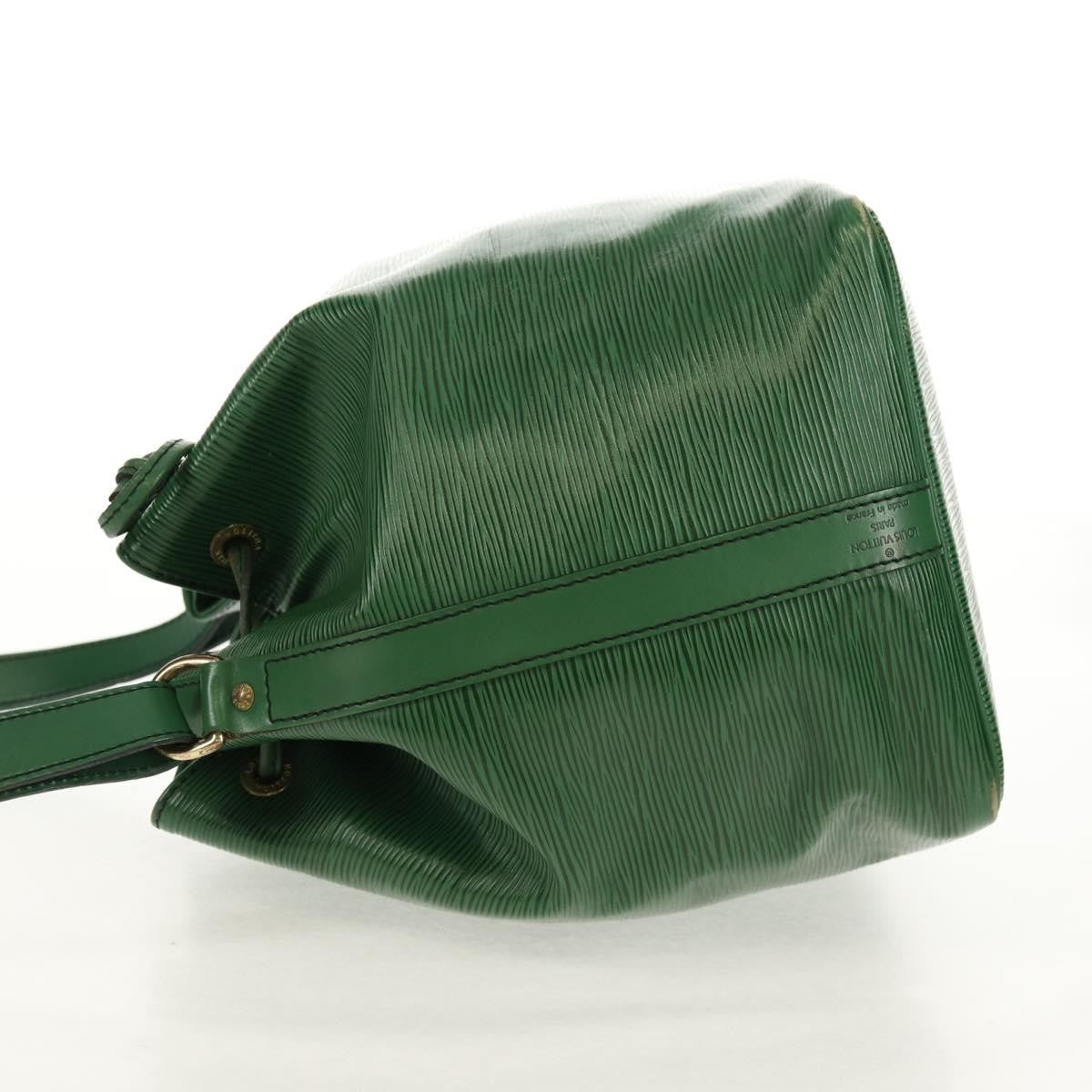 Louis Vuitton Petit Noe Handbag Epi Leather Green Leather Shoulder Bag Bag (Pre-Owned)