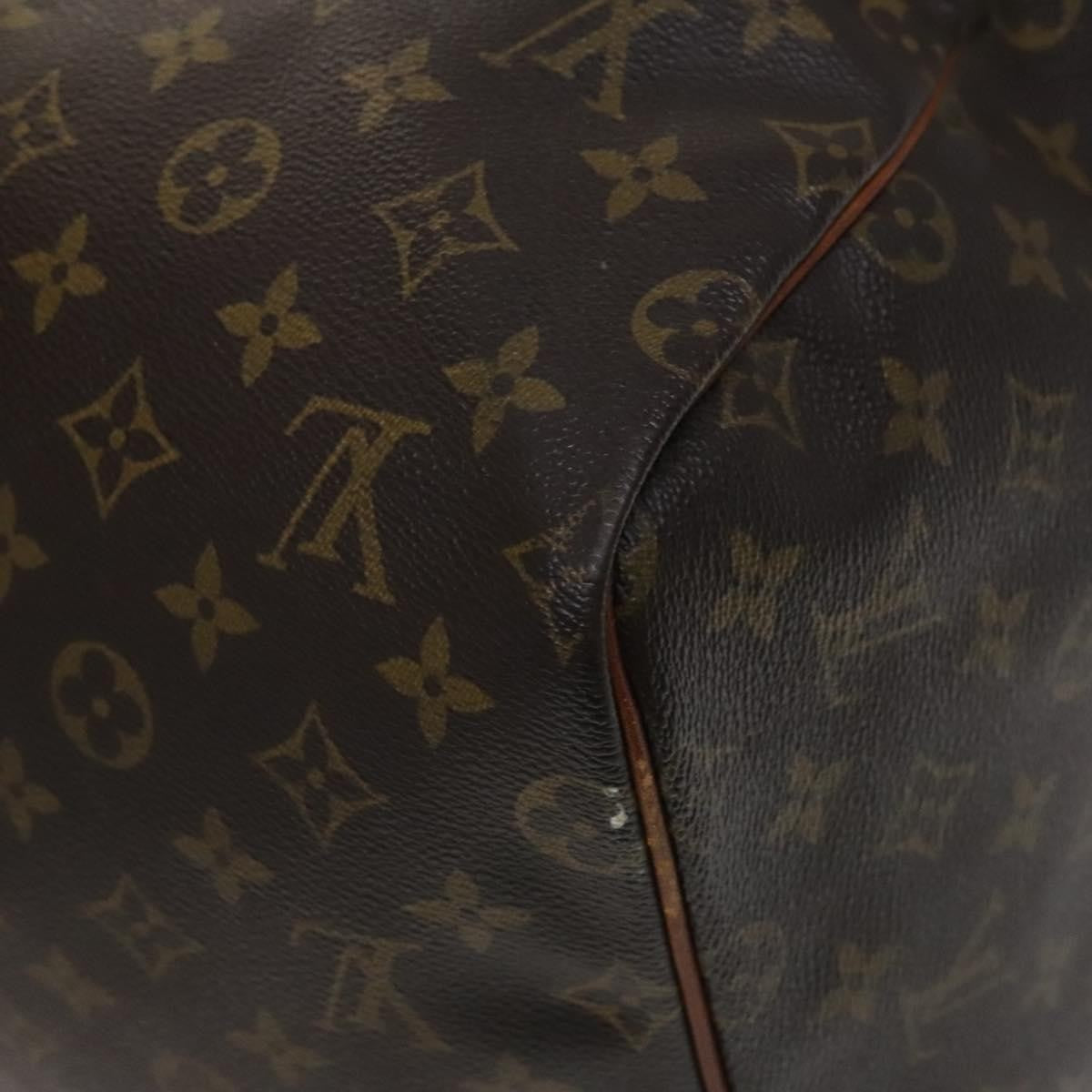 Louis Vuitton Keepall Bag Monogram Canvas Brown Canvas Travel Bag Bag (Pre-Owned)