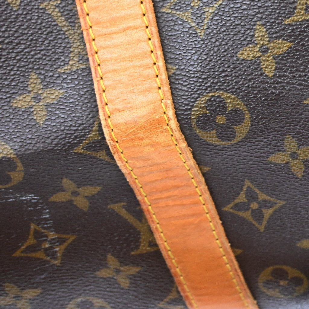 Louis Vuitton Keepall Bandouliere Bag Monogram Canvas Brown Canvas Travel Bag Bag (Pre-Owned)