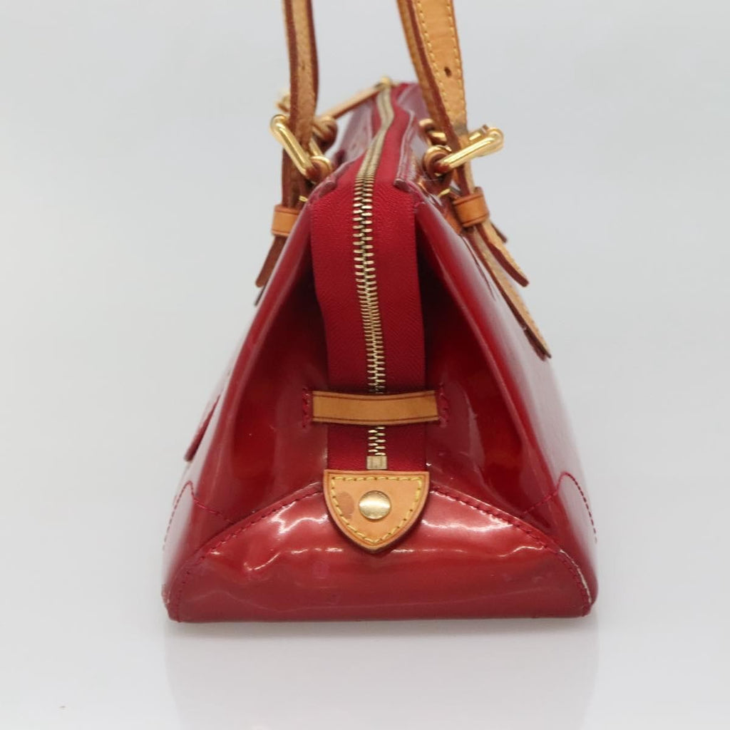 Louis Vuitton Rosewood Avenue Handbag Monogram Vernis Red Patent_Leather Handbag (Pre-Owned)