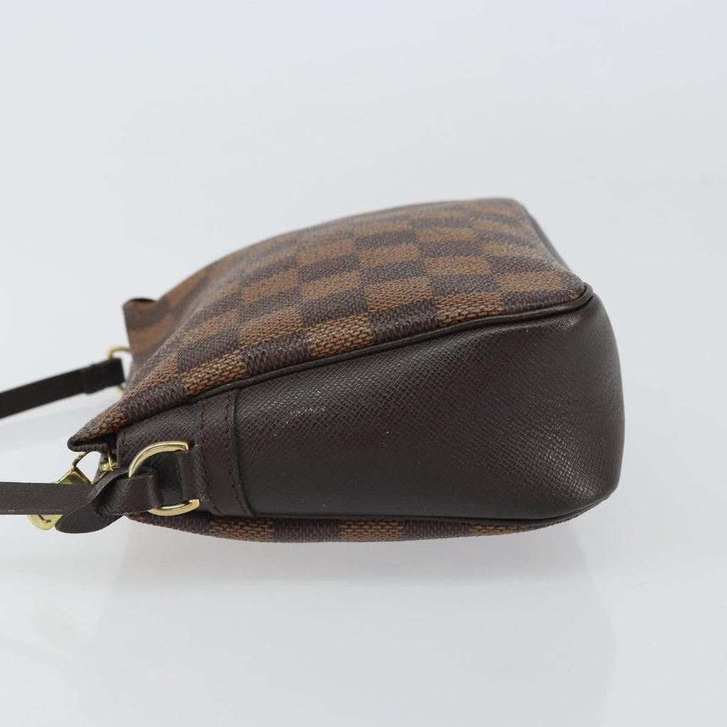 Louis Vuitton Trousse Make Up Bag Damier Canvas Brown Canvas Clutche & Pouche Bag (Pre-Owned)