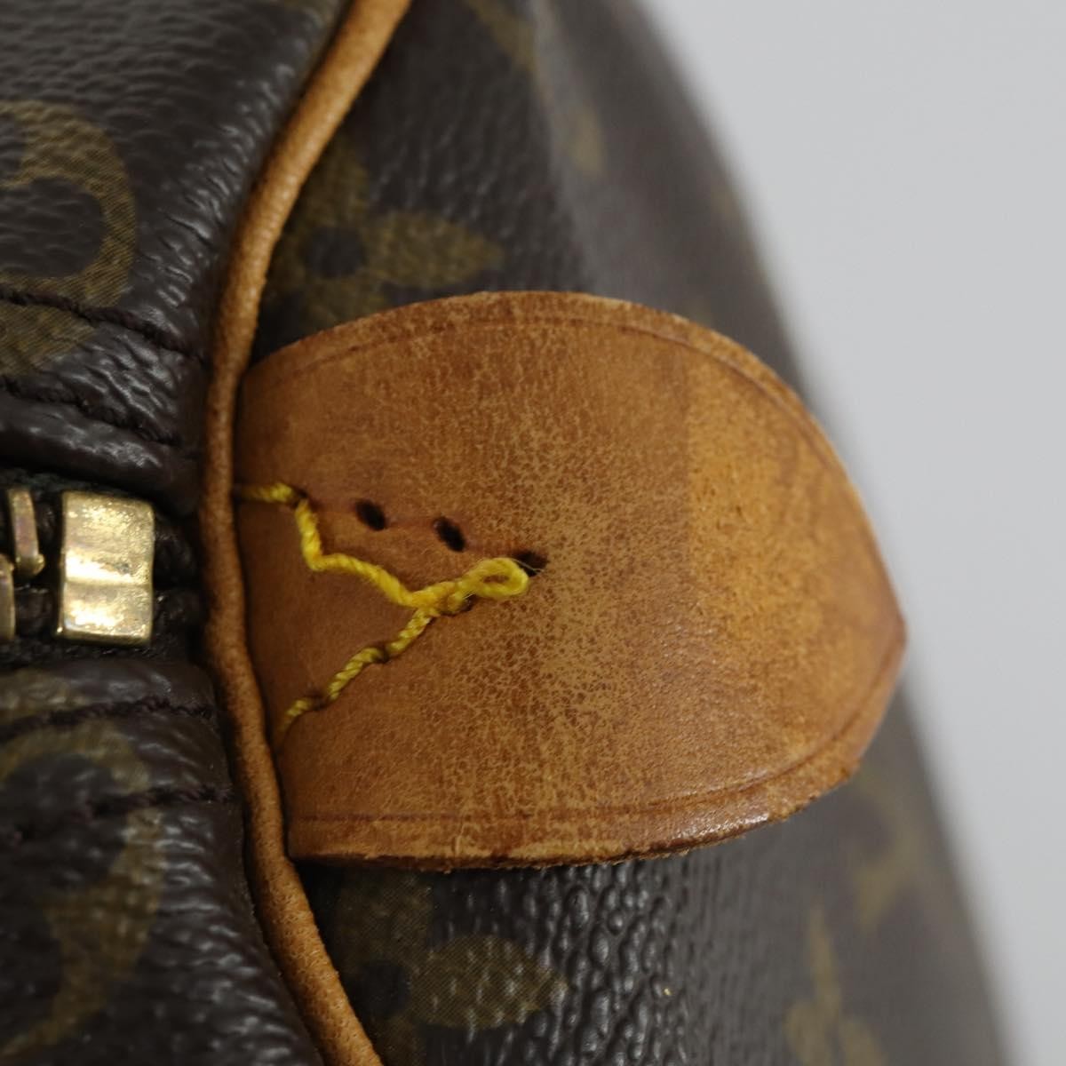 Louis Vuitton Keepall Bag Monogram Canvas Brown Canvas Travel Bag Bag (Pre-Owned)
