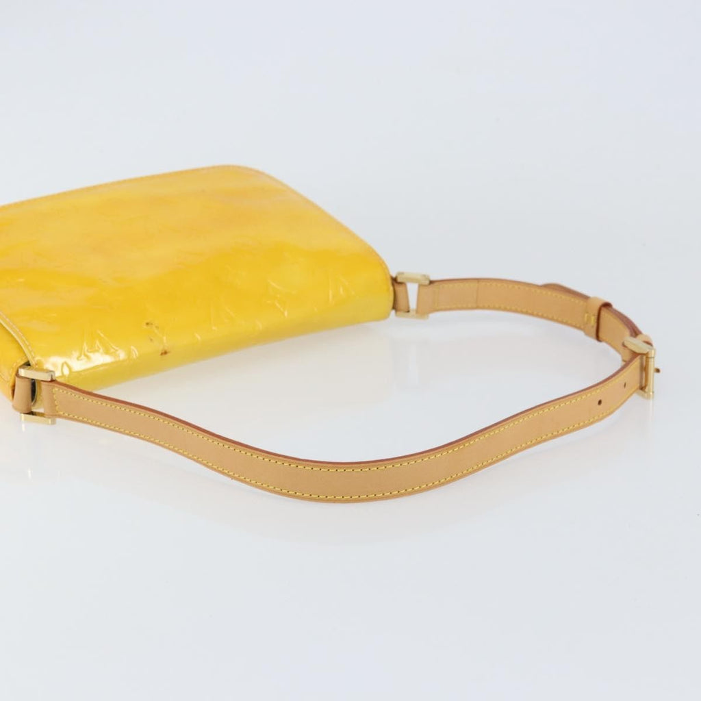 Louis Vuitton Thompson Street Handbag Monogram Vernis Yellow Patent_Leather Shoulder Bag Bag (Pre-Owned)