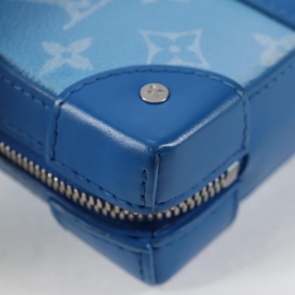 Louis Vuitton Soft Trunk Wallet Limited Edition Monogram Clouds Blue Canvas Clutche & Pouche Bag (Pre-Owned)