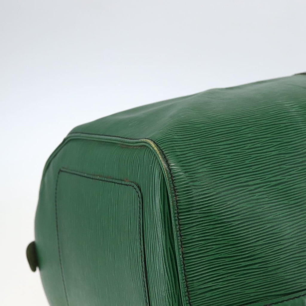 Louis Vuitton Keepall Bag Epi Leather Green Epi Leather Travel Bag Bag (Pre-Owned)