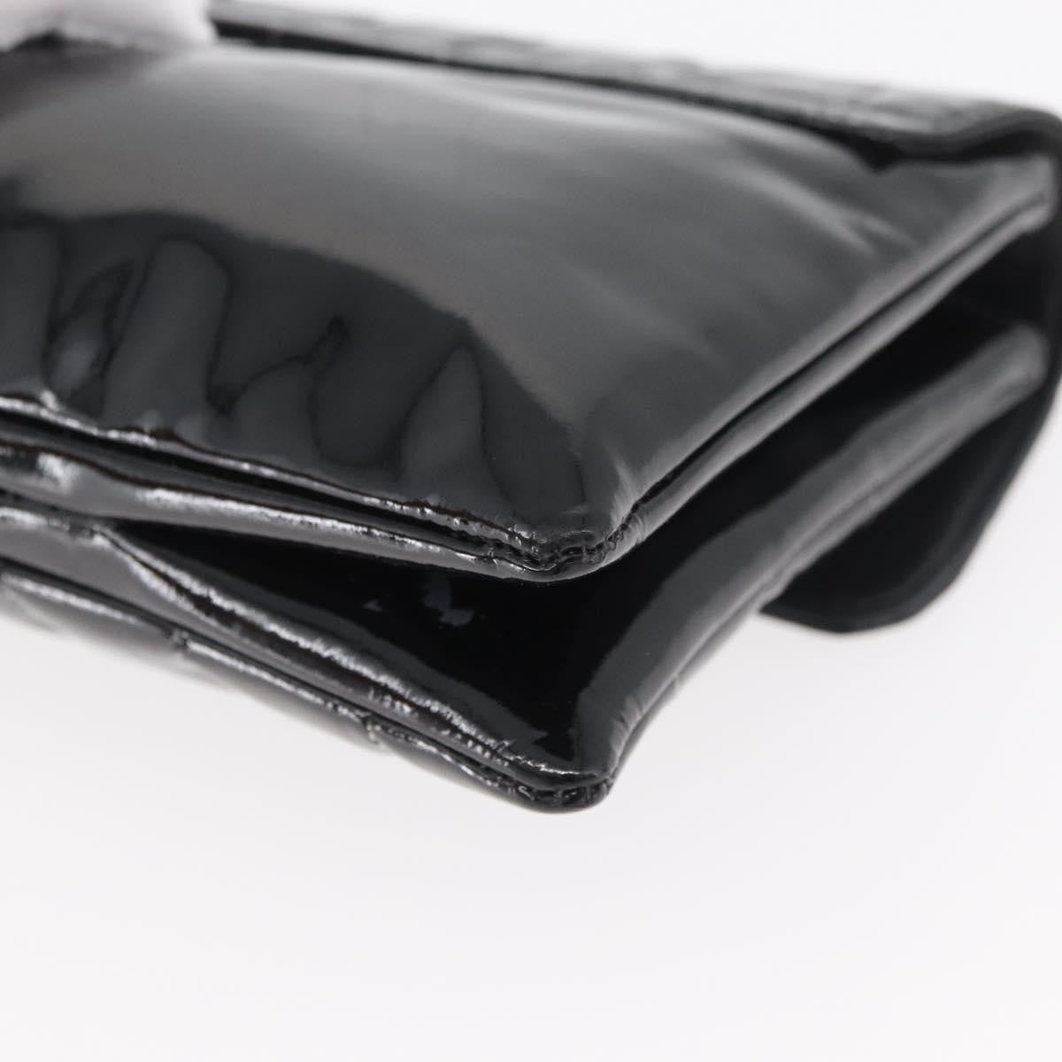 Chanel Keyboard Flap Bag Quilted Patent Black Patent_Leather Shoulder Bag Bag (Pre-Owned)