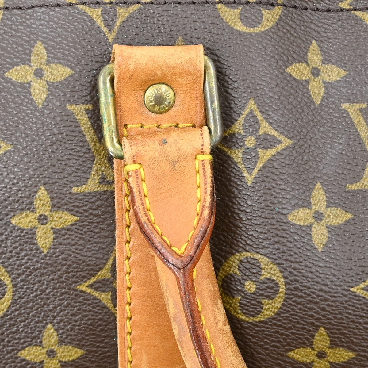 Louis Vuitton Keepall Bag Monogram Canvas Brown Canvas Travel Bag Bag (Pre-Owned)