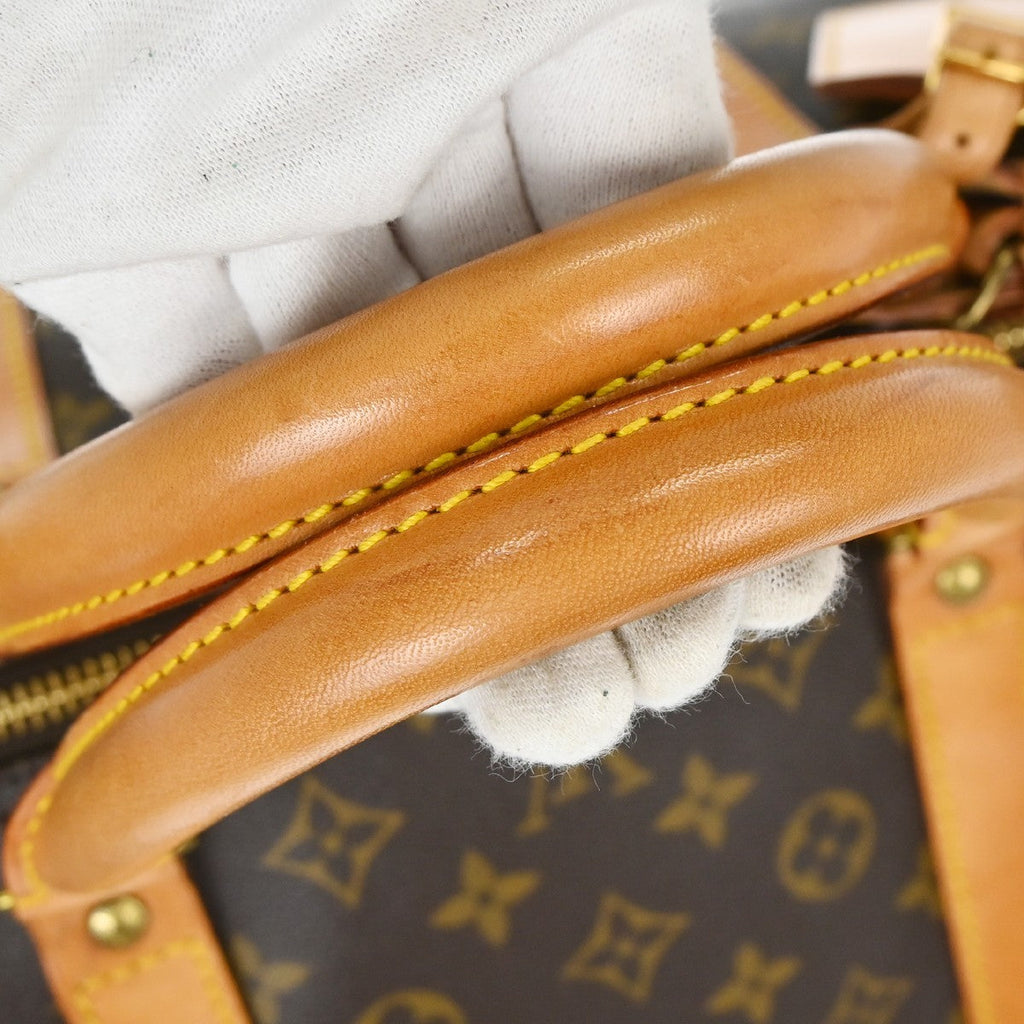 Louis Vuitton Keepall Bag Monogram Canvas Brown Canvas Travel Bag Bag (Pre-Owned)