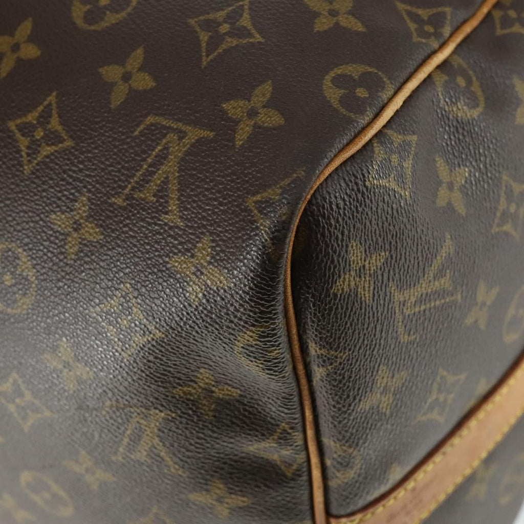 Louis Vuitton Keepall Bandouliere Bag Monogram Canvas Brown Canvas Travel Bag Bag (Pre-Owned)