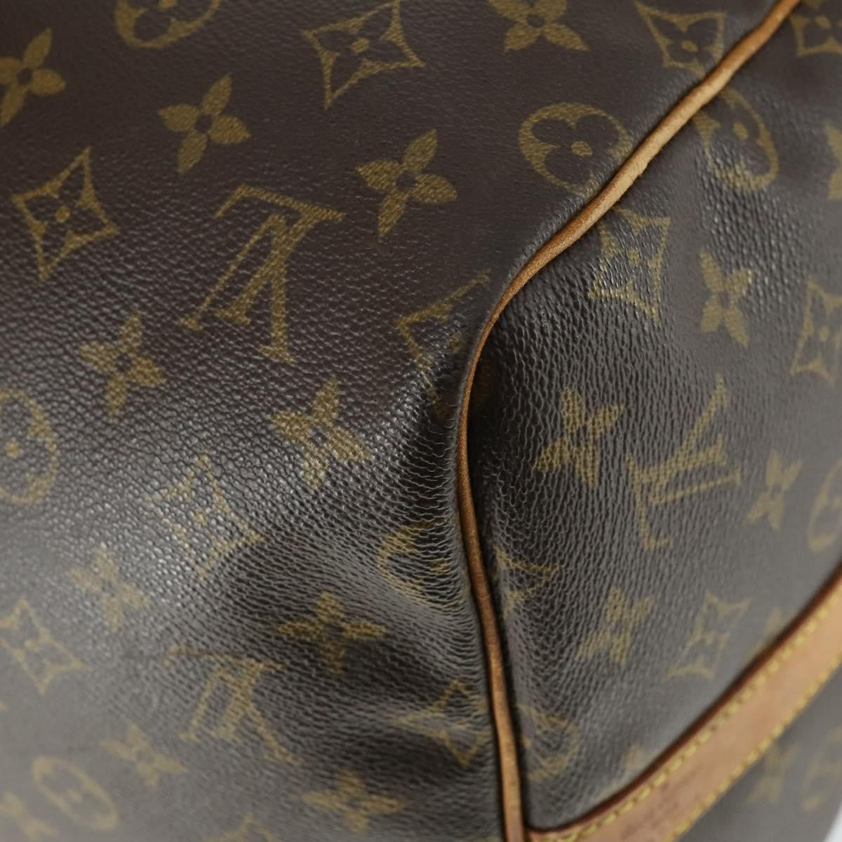 Louis Vuitton Keepall Bandouliere Bag Monogram Canvas Brown Canvas Travel Bag Bag (Pre-Owned)