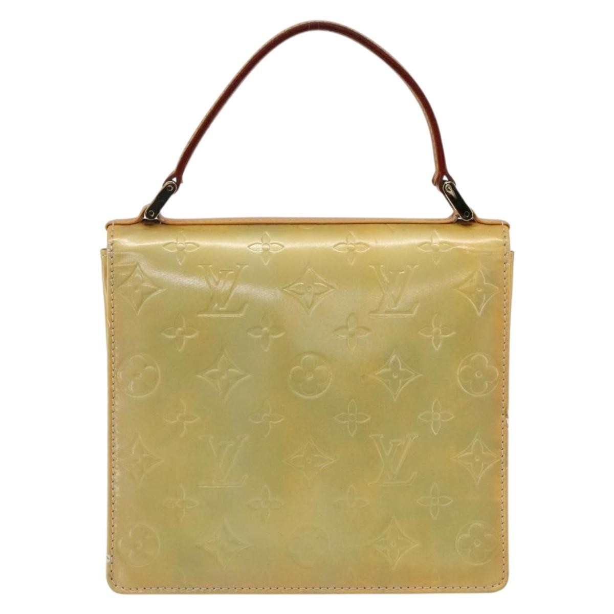 Louis Vuitton Spring Street Nm Handbag Patent Leather Gray Patent_Leather Handbag (Pre-Owned)