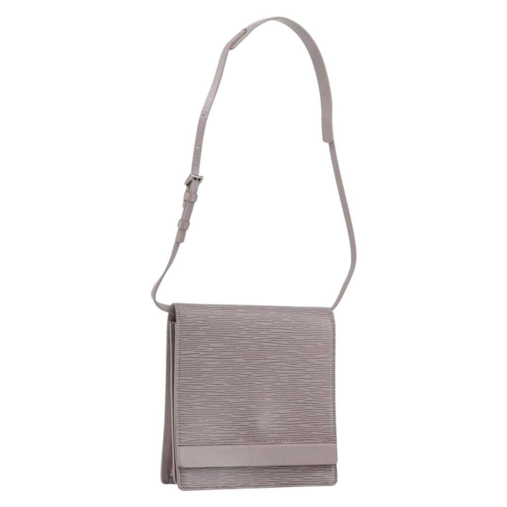 Louis Vuitton Biarritz Shoulder Bag Epi Leather Purple Leather Clutche & Pouche Bag (Pre-Owned)