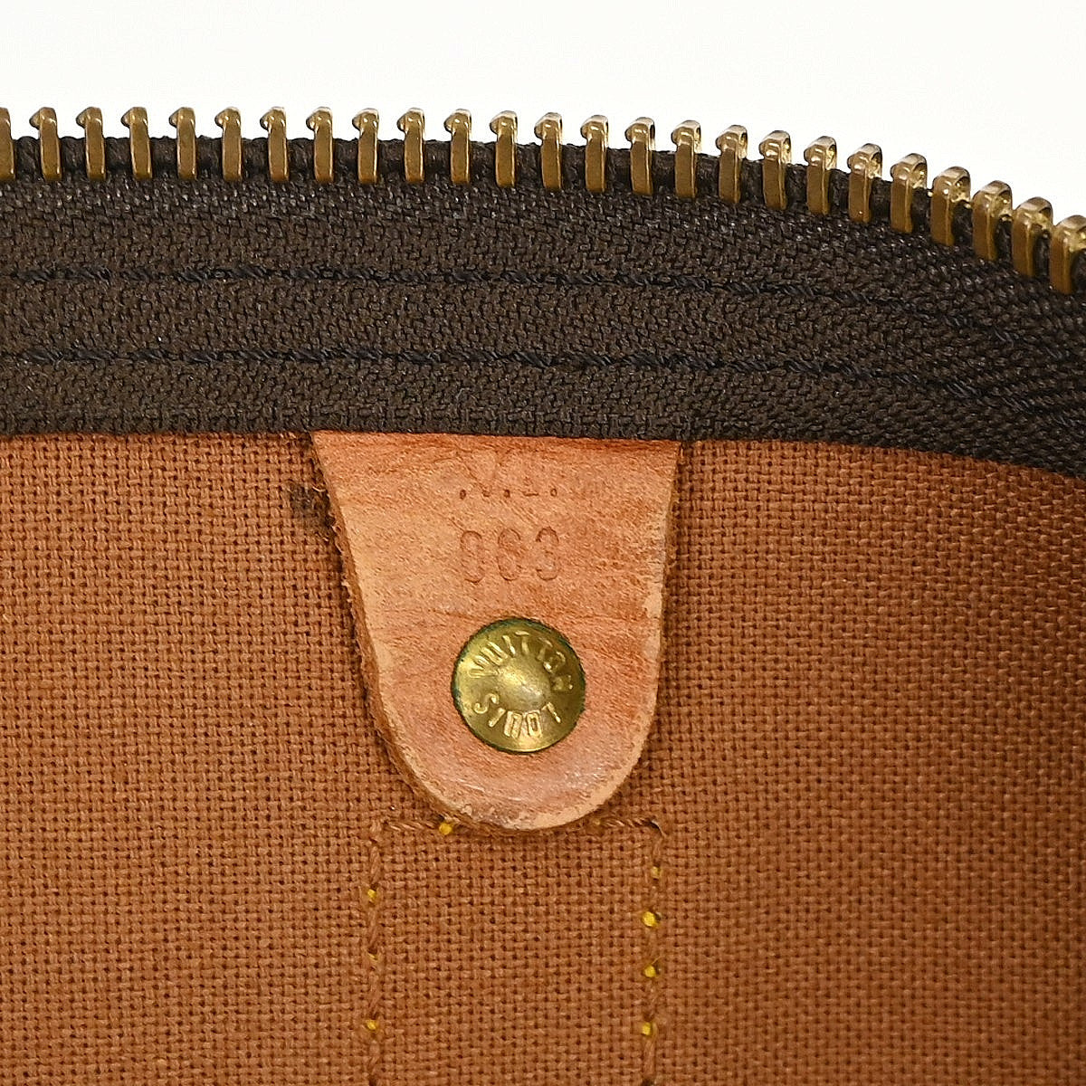 Louis Vuitton Keepall Bag Monogram Canvas Brown Canvas Travel Bag Bag (Pre-Owned)